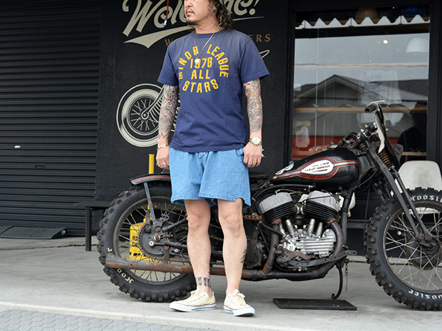 ��2����MODUCT/������ȡ�2026SS��PRINT T-SHIRT AGING MODEL��1978 MINER LEAGUE ALL STARS��/�ץ���T����ĥ������󥰥�ǥ��1978�ޥ��ʡ��꡼�������륹�������ɡ�(MO79673)