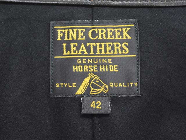 ��FINE CREEK LEATHERS/�ե����󥯥꡼���쥶�����ۡ�30's Leather Car Coat��KEY LOCK��/30's�쥶�����������ȡɥ������å��ɡ�(FCCO002)