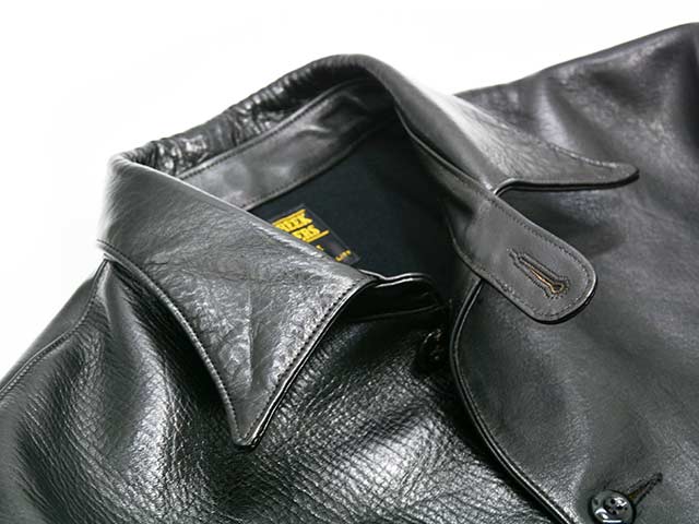 ��FINE CREEK LEATHERS/�ե����󥯥꡼���쥶�����ۡ�30's Leather Car Coat��KEY LOCK��/30's�쥶�����������ȡɥ������å��ɡ�(FCCO002)