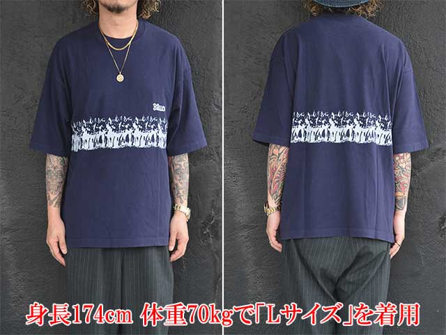 ��2����BLUCO/�֥륳��2026SS��Pigment Over Tee��HOG��/�ԥ����ȥ����С�Tee��HOG�ɡ�(164-22-055)