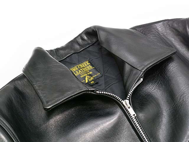 ��FINE CREEK LEATHERS/�ե����󥯥꡼���쥶�����ۡ�Single Riders Jacket��Eric��/���󥰥�饤���������㥱�åȡɥ���å��ɡ�(FCJK017)