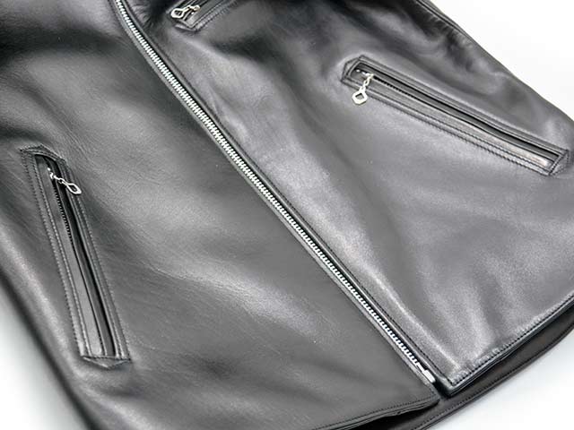 ��FINE CREEK LEATHERS/�ե����󥯥꡼���쥶�����ۡ�Single Riders Jacket��Eric��/���󥰥�饤���������㥱�åȡɥ���å��ɡ�(FCJK017)