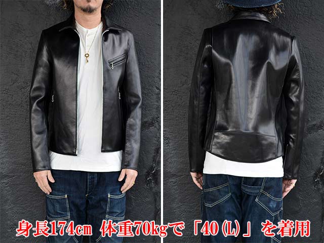 ��FINE CREEK LEATHERS/�ե����󥯥꡼���쥶�����ۡ�Single Riders Jacket��Eric��/���󥰥�饤���������㥱�åȡɥ���å��ɡ�(FCJK017)