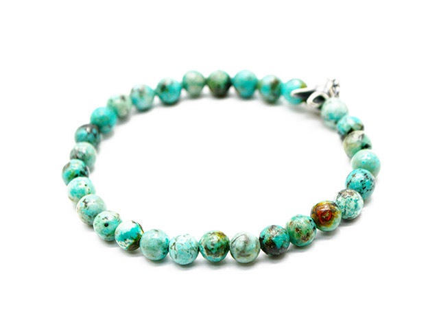 ��MAD CULT/�ޥåɥ���ȡۡ�Evil Rabbit Stone Bracelet��African Turquoise��/�����ӥ��ӥåȥ��ȡ���֥쥹��åȡɥ��եꥫ�󥿡��������ɡ�(SB-22)