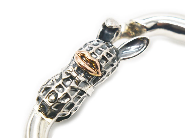 ��Peanuts&Co/�ԡ��ʥåĥ���ѥˡ��ۡ�Bunny Peanuts Carabiner/�Хˡ��ԡ��ʥåĥ���ӥʡ�(Silver925��K10PG)