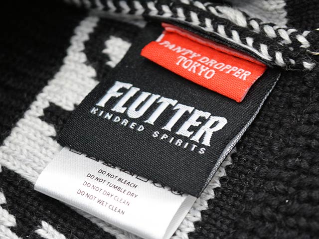 帽子 PANTY DROPPER xFLUTTER Yin yang Knit 全3色【FLUTTER/フラッター】×【PANTY DROPPER/パンティー