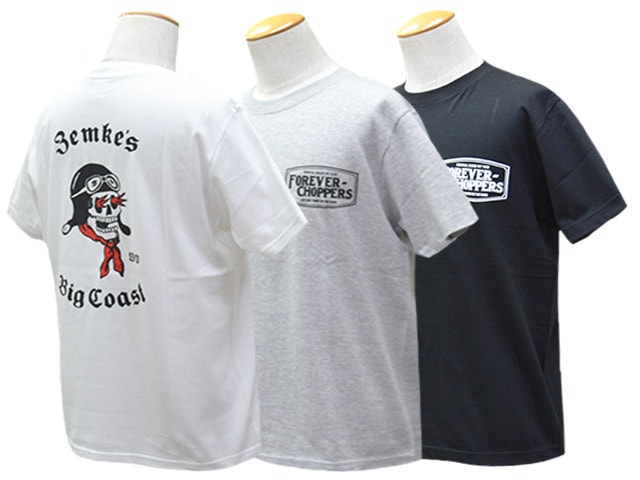 ��3����RED TAiL/��åɥƥ���ۡߡ�ZEMKE'S WHEELS WEAR/���ॱ���ۥ����륺�������ۡ�Cycle S/S Crew Neck Tee��Big Coast��/�������륷�硼�ȥ��꡼�֥��롼�ͥå�Tee�ɥӥå��������ȡɡ�