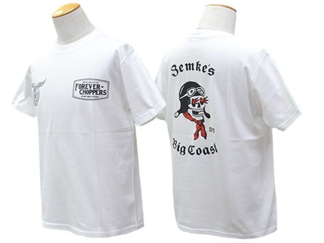 ��3����RED TAiL/��åɥƥ���ۡߡ�ZEMKE'S WHEELS WEAR/���ॱ���ۥ����륺�������ۡ�Cycle S/S Crew Neck Tee��Big Coast��/�������륷�硼�ȥ��꡼�֥��롼�ͥå�Tee�ɥӥå��������ȡɡ�