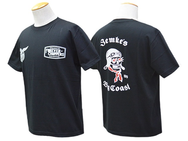 ��3����RED TAiL/��åɥƥ���ۡߡ�ZEMKE'S WHEELS WEAR/���ॱ���ۥ����륺�������ۡ�Cycle S/S Crew Neck Tee��Big Coast��/�������륷�硼�ȥ��꡼�֥��롼�ͥå�Tee�ɥӥå��������ȡɡ�