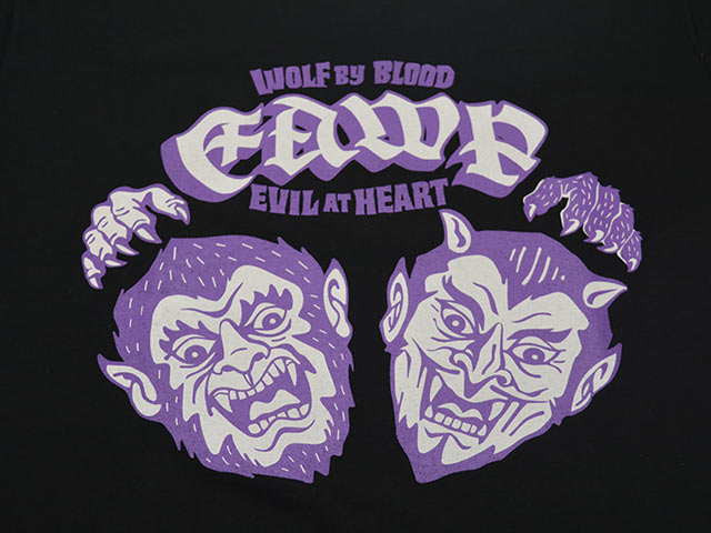 ��4����EVILACT/�����֥륢���ȡۡߡ�WOLF PACK/����եѥå��ۡ�EAWP S/S Tee/EAWP���硼�ȥ��꡼��Tee��