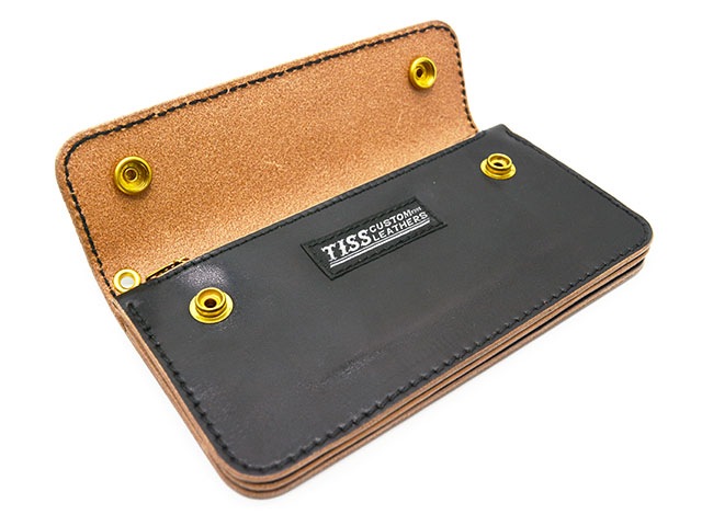 TISS CUSTOM LEATHERS/ƥ쥶ۡTeacore Trucker Wallet/ĥȥååȡ(A-1/Wide Stitch)<br><br>(ϡ졼/Х/ᥫ/쥶ե/ۥåȥå/ץ쥼//WOLF PACK/եѥå)