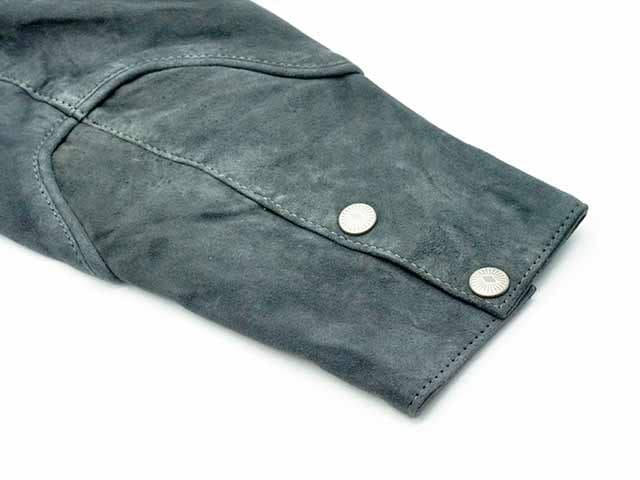 全2色【DRESS HIPPY/ドレスヒッピー】2023AW「Wood Stock Suede Shirt
