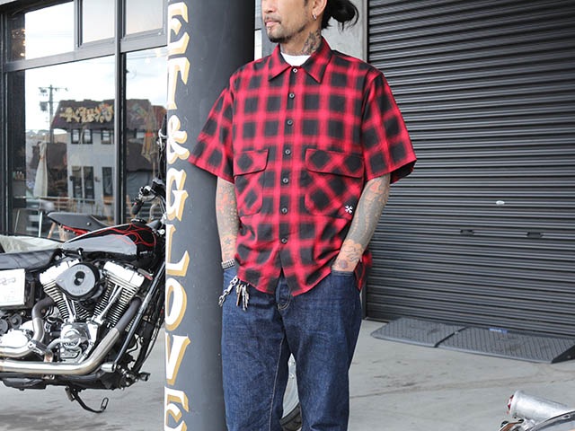 (50% OFF)��3����BLUCO/�֥륳��2024SS��Ombre Big Pocket S/S Shirts/����֥�ӥå��ݥ��åȥ��硼�ȥ��꡼�֥���ġ�(143-21-004)