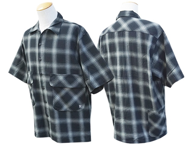 (50% OFF)��3����BLUCO/�֥륳��2024SS��Ombre Big Pocket S/S Shirts/����֥�ӥå��ݥ��åȥ��硼�ȥ��꡼�֥���ġ�(143-21-004)