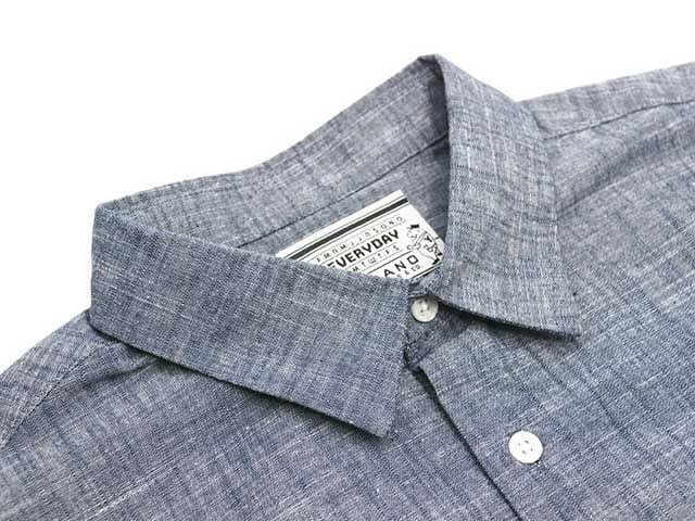 ��SIRANO BROS/����Υ֥�����2024SS��Chambray Over Sized S/S Shirts��Biker Wisdom��/�����֥졼�����С��������ɥ��硼�ȥ��꡼�֥���ġɥХ���������������ɡ�