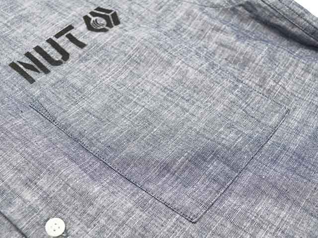 ��SIRANO BROS/����Υ֥�����2024SS��Chambray Over Sized S/S Shirts��Biker Wisdom��/�����֥졼�����С��������ɥ��硼�ȥ��꡼�֥���ġɥХ���������������ɡ�