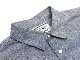 ��SIRANO BROS/����Υ֥�����2024SS��Chambray Over Sized S/S Shirts��Biker Wisdom��/�����֥졼�����С��������ɥ��硼�ȥ��꡼�֥���ġɥХ���������������ɡ�
