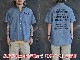��SIRANO BROS/����Υ֥�����2024SS��Chambray Over Sized S/S Shirts��Biker Wisdom��/�����֥졼�����С��������ɥ��硼�ȥ��꡼�֥���ġɥХ���������������ɡ�