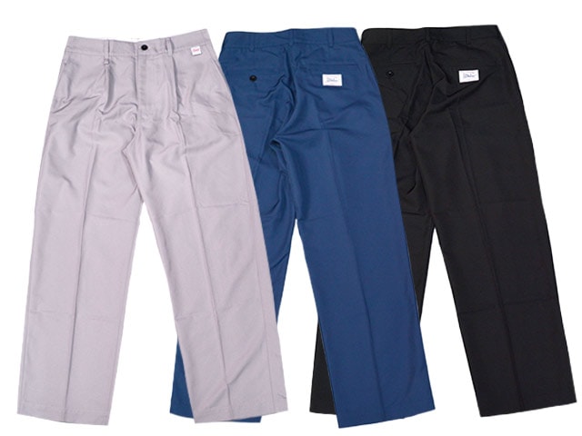 FLUTTER(フラッター) The Dress PE Twill Work Trousers 3色(BLACK/NAVY/GRAY) 全3色【FLUTTER/フラッター】2025SS「”The Dress” PE Twill Work
