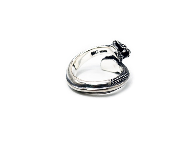 ��MAD CULT/�ޥåɥ���ȡۡ�Double Head Snake Ring��2��/���֥�إåɥ��͡�����󥰡�2�ɡ�(R-88)