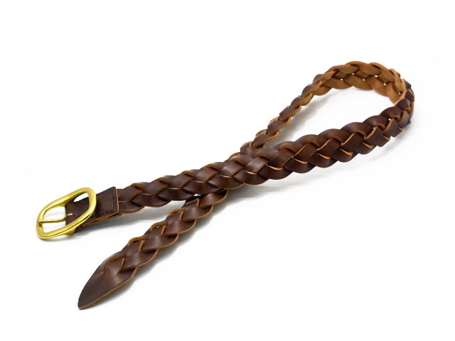 ��2����INCEPTION/���󥻥ץ����ۡ�Chromexcel US Oil Leather Mesh Belt/�����२������US������쥶����å���٥�ȡ�(OHB-03)