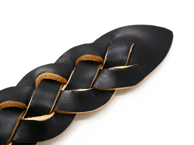 ��2����INCEPTION/���󥻥ץ����ۡ�Chromexcel US Oil Leather Mesh Belt/�����२������US������쥶����å���٥�ȡ�(OHB-03)