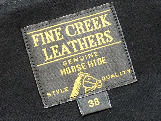 ��FINE CREEK LEATHERS/�ե����󥯥꡼���쥶�����ۡ�Double Riders Jacket��Buckland��/���֥�饤���������㥱�åȡɥХå����ɡɡ�(FCJK023)