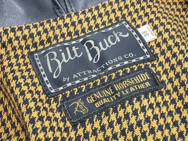 ��BILTBUCK by ATTRACTIONS/�ӥ�ȥХå��Х����ȥ饯����󥺡ۡ�Horsehide Double Flats Jacket��Lot.379��/�ۡ����ϥ��ɥ��֥�ե�åĥ��㥱�åȡ�Lot.379�ɡ�