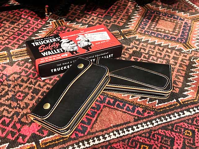 トラッカーズセーフティウォレット本革 黒 SME] Truckers' Safety Wallet, Black - Web store | SIRANO BROS. & Co.