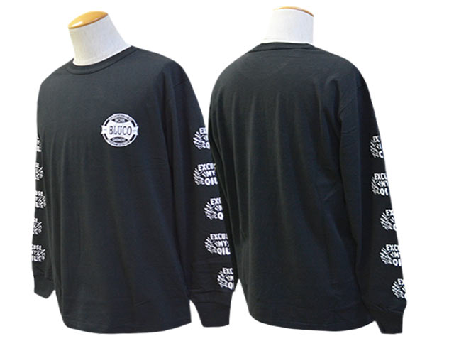 ��3����BLUCO/�֥륳��2025SS��Print L/S Tee��OIL��/�ץ��ȥ��󥰥��꡼��Tee�ɥ�����ɡ�(151-12-007)