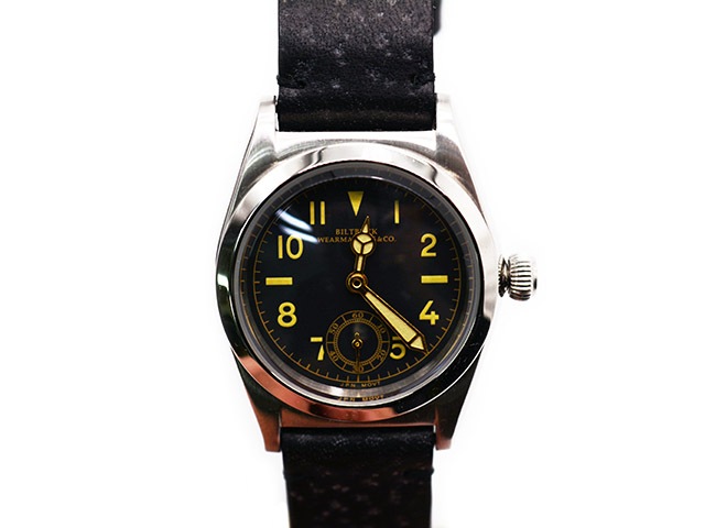 ��BILTBUCK by ATTRACTIONS/�ӥ�ȥХå��Х����ȥ饯����󥺡ۡ�Gal Emboss Strap Wristwatch��ROUNDBUCK��/���륨��ܥ����ȥ�åץꥹ�ȥ����å��ɥ饦��ɥХå��ɡ�(Black Dial/985)
