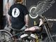 ��PSYCHO CYCLES/�������������륹�ۡ�Printed Crew Neck Tee��Left Chest Axeman��/�ץ��ƥåɥ��롼�ͥå�Tee�ɥ�եȥ������ȥ��å����ޥ�ɡ�