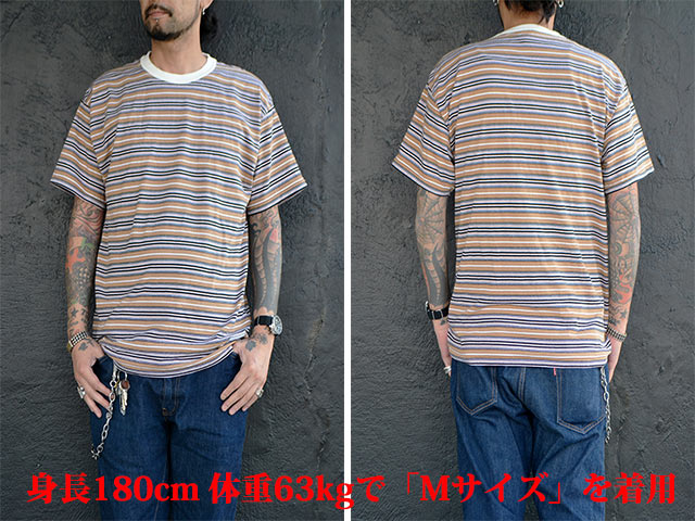 (30% OFF)��Sugar��Co./���奬������ɥ�����2022SS��Stripe Drop Tee/���ȥ饤�ץɥ��å�Tee��(SGR-TEE14)(�ǥ˥�/������/����ǥ���/���ᥫ��/�ϡ��졼/�ۥåȥ��å�/�ߥ꥿�꡼/WOLF PACK/����եѥå�)