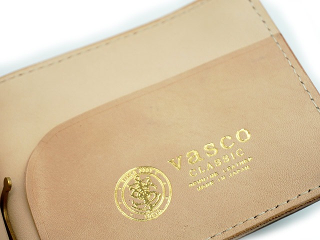 vasco/ヴァスコ】「Leather Garrison Money Clip/レザーギャリソン