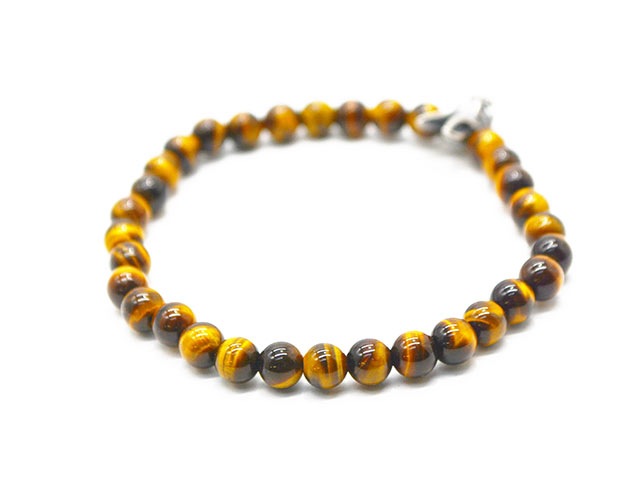 ��MAD CULT/�ޥåɥ���ȡۡ�Evil Rabbit Stone Bracelet��Tiger Eye��/�����ӥ��ӥåȥ��ȡ���֥쥹��åȡɥ������������ɡ�(SB-22)