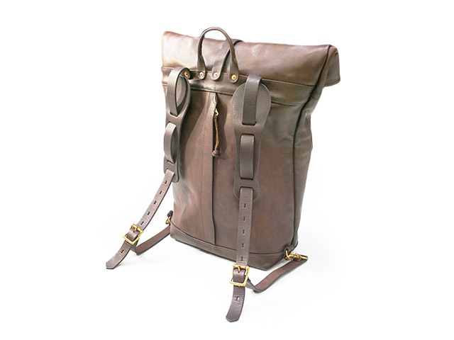 ��2����vasco/���������ۡ�Leather Roll Top Rucksack/�쥶��������ȥåץ�å����å���(VS-205L)