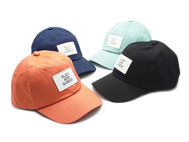 全4色【BLUCO/ブルコ】2024SS「6 Panel Cap