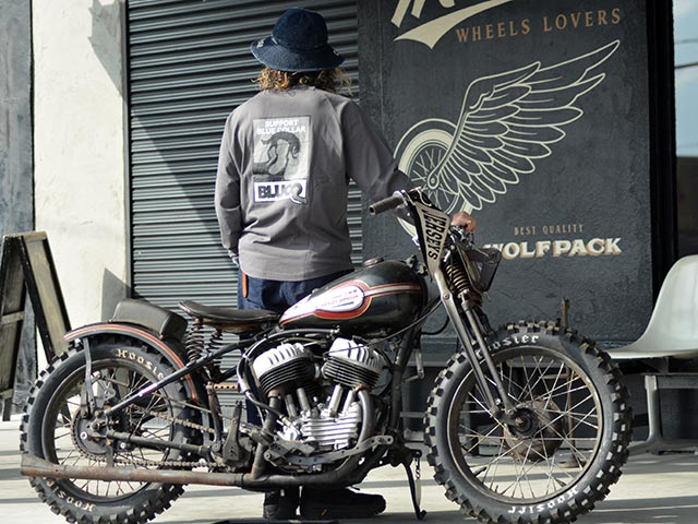 ��3����BLUCO/�֥륳��2025SS��Raglan L/S Tee��WOLF��/�饰�����󥰥��꡼��Tee�ɥ���աɡ�(151-12-008)