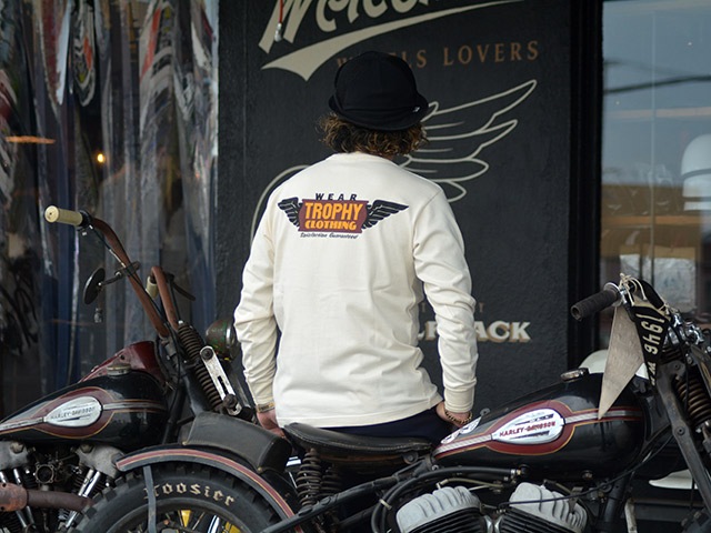 ��2����TROPHY CLOTHING/�ȥ��ե������������󥰡�2025AW��Wing Logo Overdye L/S Tee/�����С����������󥰥��������С��������󥰥��꡼��Tee��(TR25AW-203)