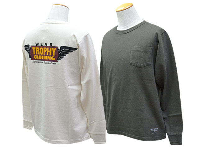 ��2����TROPHY CLOTHING/�ȥ��ե������������󥰡�2025AW��Wing Logo Overdye L/S Tee/�����С����������󥰥��������С��������󥰥��꡼��Tee��(TR25AW-203)