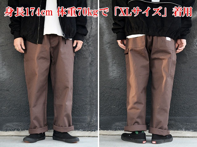 ��3����FLUTTER/�ե�å�����2025AW��Cotton Duck Painter Pants/���åȥ���å��ڥ��󥿡��ѥ�ġ�(FL25-PT007)