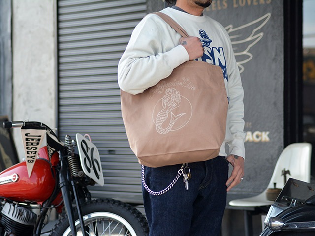 ��7����CALIFORNIA LINE/����ե���˥��饤���2023SS��Canvas Tote Bag��Mermaid��/�����Х��ȡ��ȥХå��ɥޡ��ᥤ�ɡɡ�