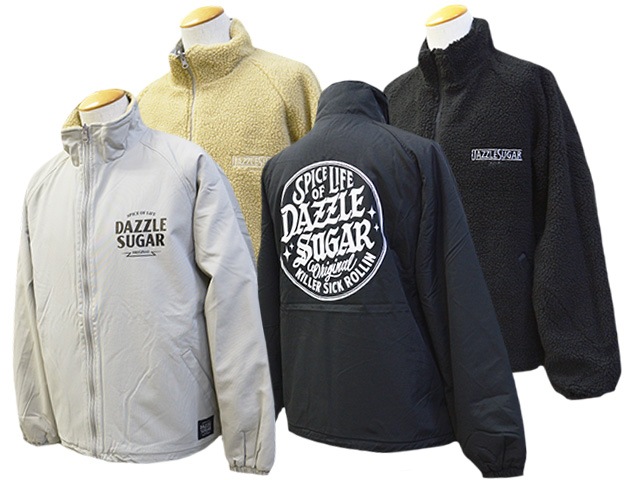 ��2����DAZZLE SUGAR/�����륷�奬����2024AW��Reversible Boa Jacket/��С����֥�ܥ����㥱�åȡ�