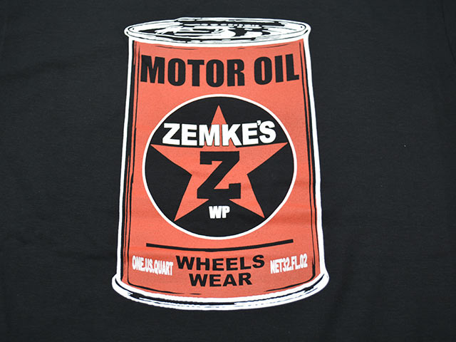 ��2����ZEMKE'S WHEELS WEAR/���ॱ���ۥ����륺�������ۡ�Crew Neck S/S Tee��MOTOR OIL��/���롼�ͥå����硼�ȥ��꡼��Tee�ɥ⡼����������ɡ�