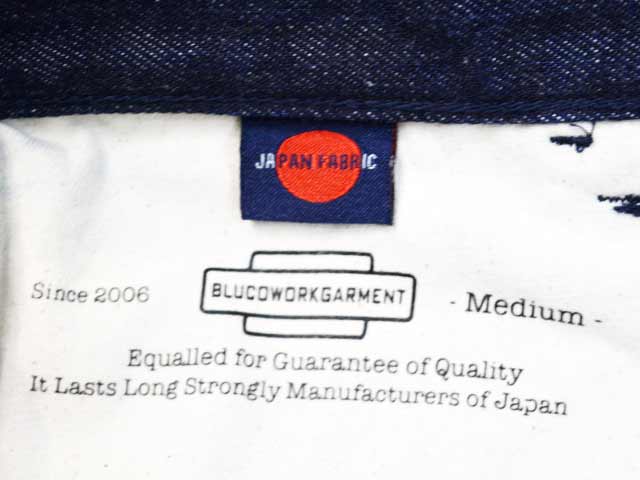 ��3����BLUCO/�֥륳��2026SS��Japan Denim Wide Pants/����ѥ�ǥ˥�磻�ɥѥ�ġ�(161-42-004)