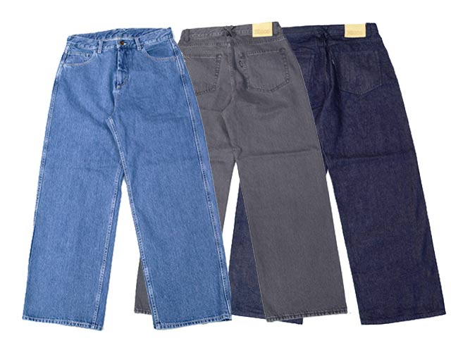 ��3����BLUCO/�֥륳��2026SS��Japan Denim Wide Pants/����ѥ�ǥ˥�磻�ɥѥ�ġ�(161-42-004)