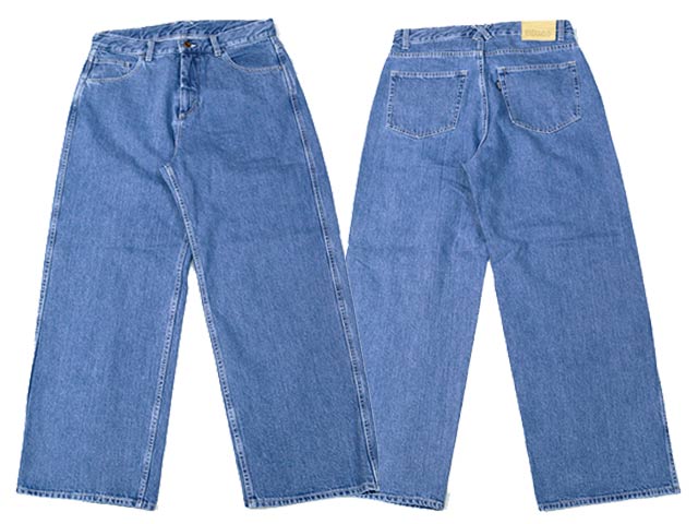 ��3����BLUCO/�֥륳��2026SS��Japan Denim Wide Pants/����ѥ�ǥ˥�磻�ɥѥ�ġ�(161-42-004)