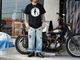 ��2����PSYCHO CYCLES/�������������륹�ۡ�Printed Crew Neck Tee��Axeman��/�ץ��ƥåɥ��롼�ͥå�Tee�ɥ��å����ޥ�ɡ�