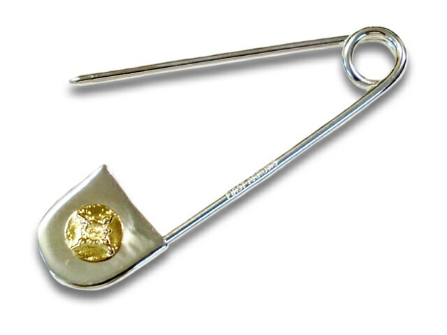 FIRST ARROW's/եȥۡSmall Safety Pins with K18/K18դ⡼륻եƥԥ󥺡(O-242)