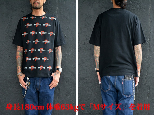 ��4����POP EYES/�ݥåץ�������2022SS��Crew Neck S/S Easy Tee��LOT OF POPEYES��/���롼�ͥå����硼�ȥ��꡼�֥�������Tee�ɥ��åȥ��֥ݥåץ������ɡ�(PPE-002)(UNCHANGING LOVE/��������󥸥󥰥��/MISTER X/�ߥ��������å���/����եѥå�)